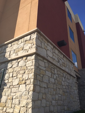 Natural Stone And Stucco Building
